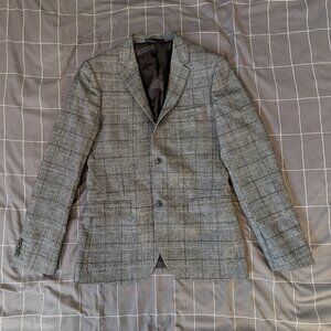 Topman Grey Check Suit Jacket - Matching Bundle Offer $10 Off